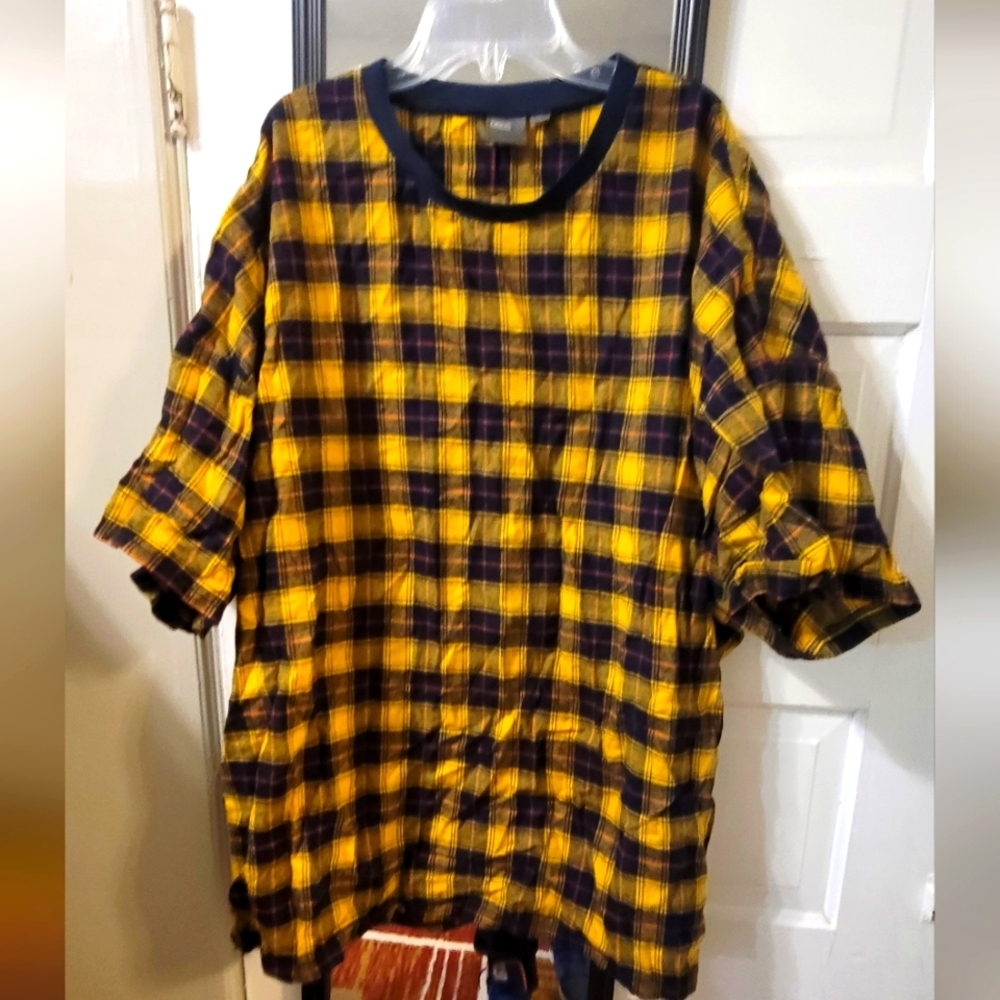 Men's Yellow plaid shirt